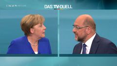 Merkelová Schulz Německo volby debata