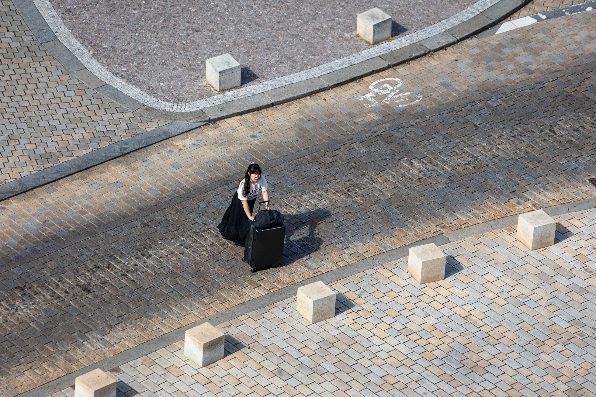 Praha, panorama, Pražský hrad, pohled ze střech, Praha z výšky