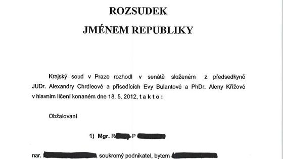 Rozsudek nad Romanem Pekárkem za žádost o úplatek