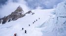 Expedice na Gasherbrum II (cestou do C2, Banana ridge, výška cca. 6100m)