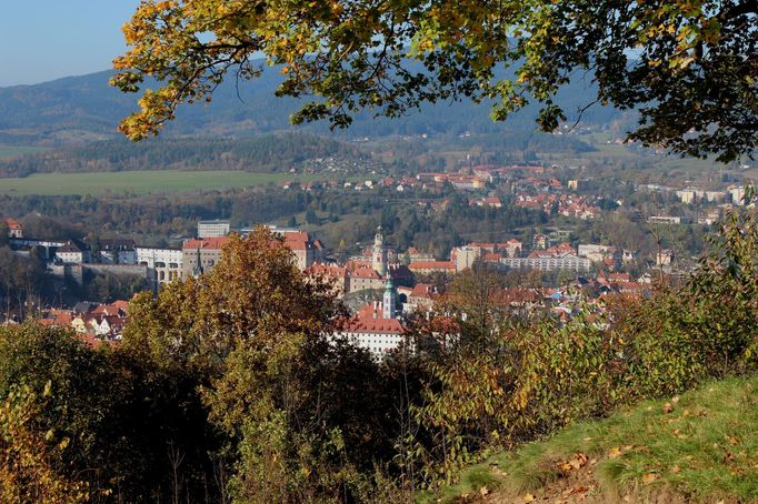 Podzimní snímek Českého Krumlova. Foto: Miroslav Šebela