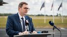 Ministr zahraničních věcí Jan Lipavský před odletem na setkání šéfů diplomacie v Kodani