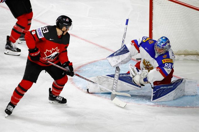 MS 2017, Rusko-Kanada: Andrej Vasilevský  - Jeff Skinner