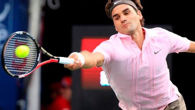 Oproti Wimbledonu a turnaje v Miami se tentokrát radoval Federer