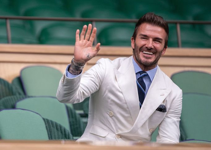 David Beckham na Wimbledonu