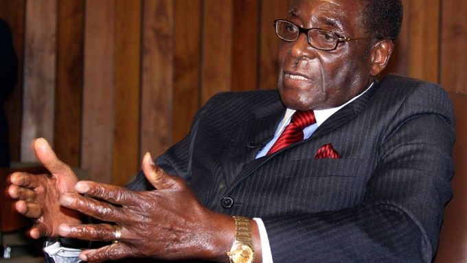 Prezident Robert Mugabe v New Yorku