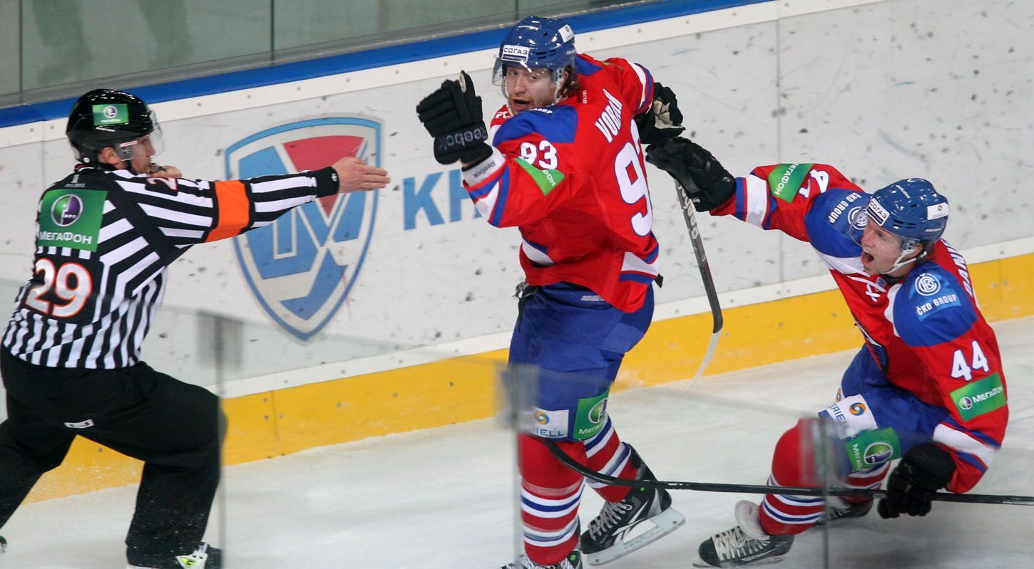 KHL, Lev Praha - Salavat Julajev Ufa: Jakub Voráček a Nicklas Danielsson