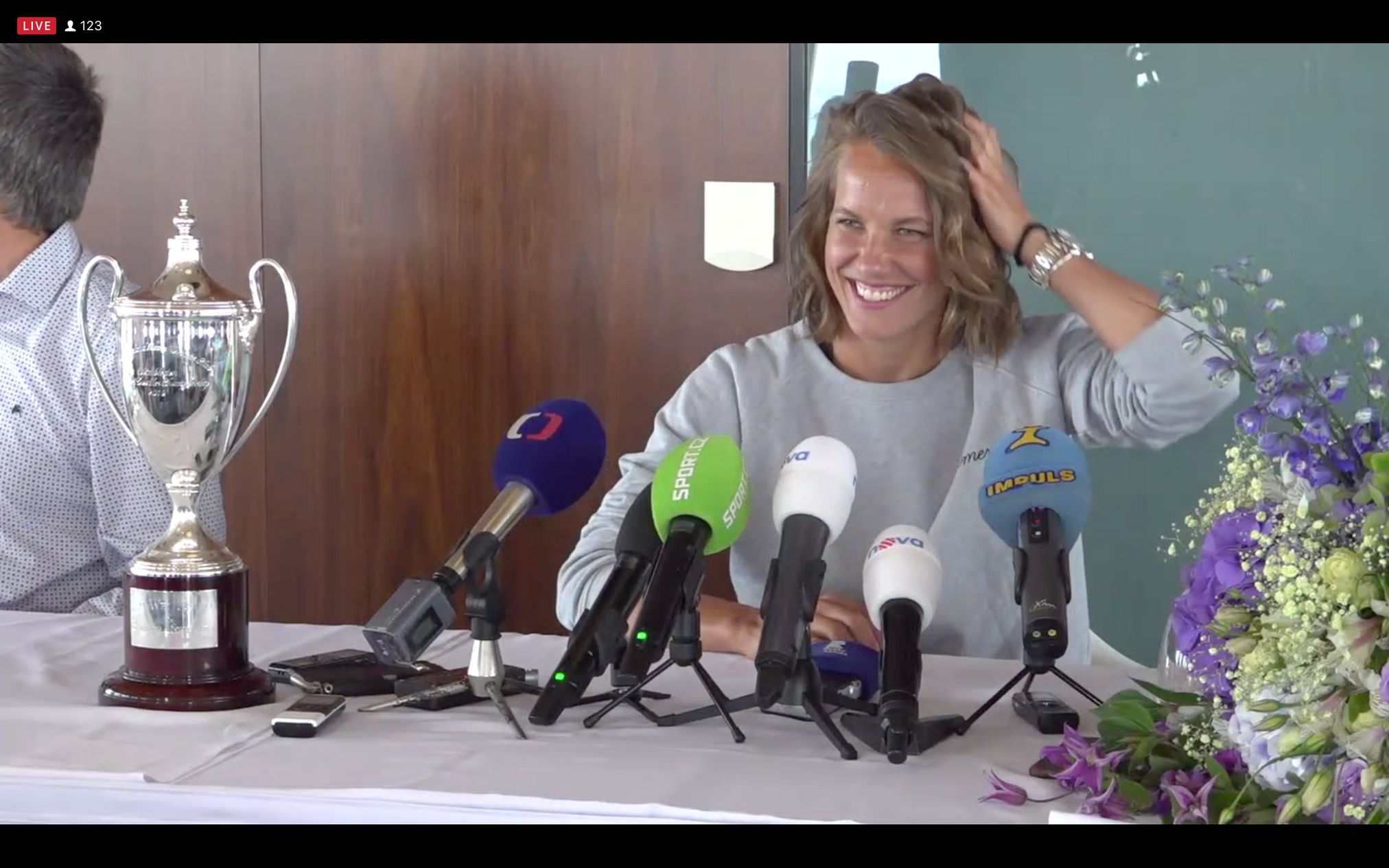 Barbora Strýcová o vítězství na Wimbledonu