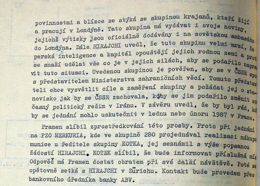 Tomáš Melich ve spisu StB - Alžír