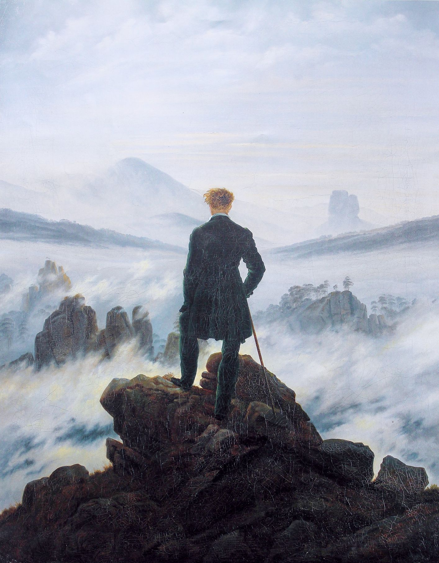 Caspar David Friedrich, malíř, obraz, umění