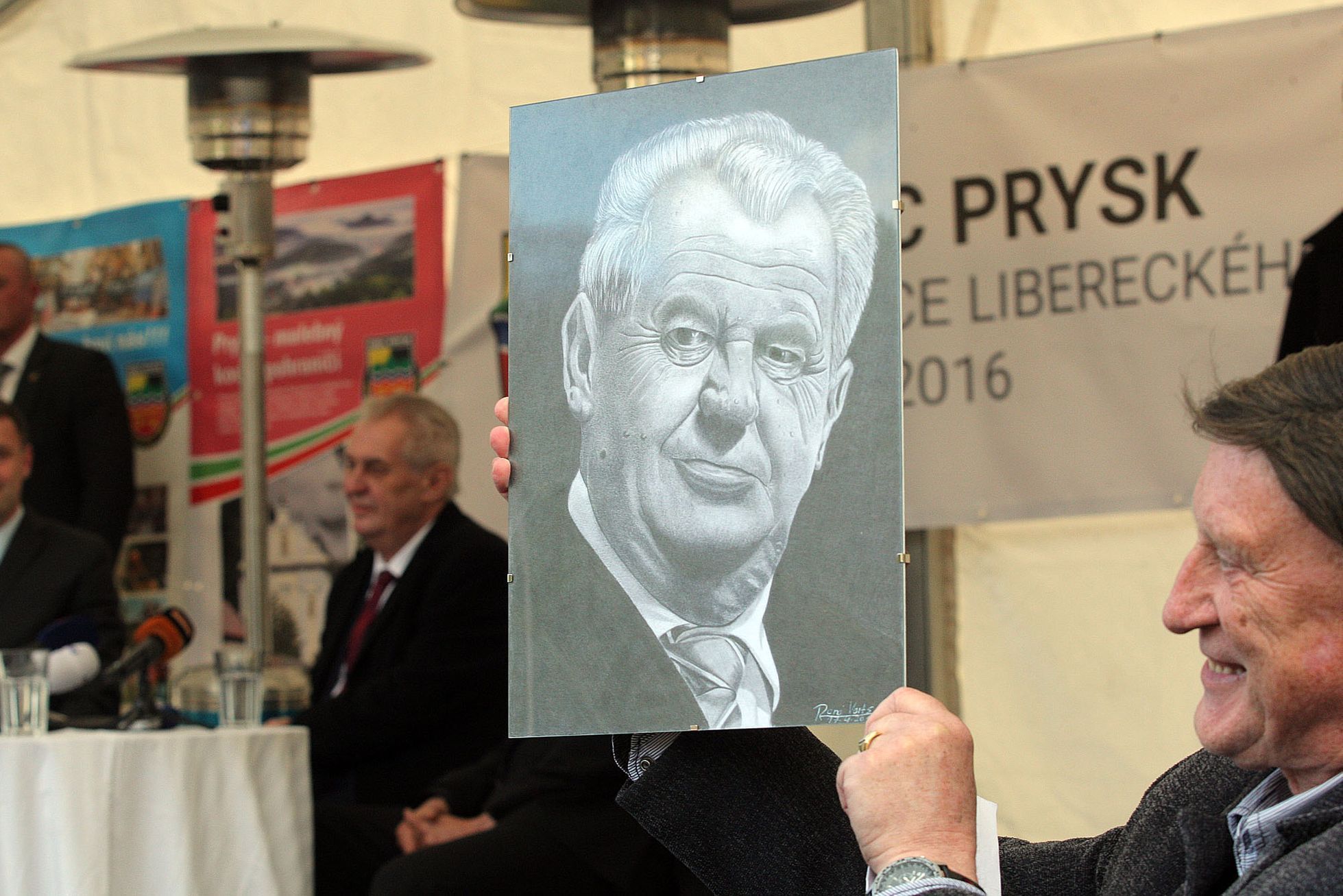 Prezident v obci Prysk
