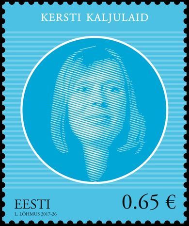 Estonsko prezidentka poštovní známka