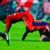 Fotbal, Liga mistrů, Bayern Mnichov - Arsenal: Luiz Gustavo - Santi Cazorla