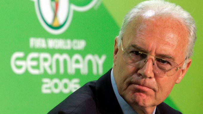 Franz Beckenbauer, předseda výboru pro pořádání MS 2006 a také bývalý vynikající fotbalista