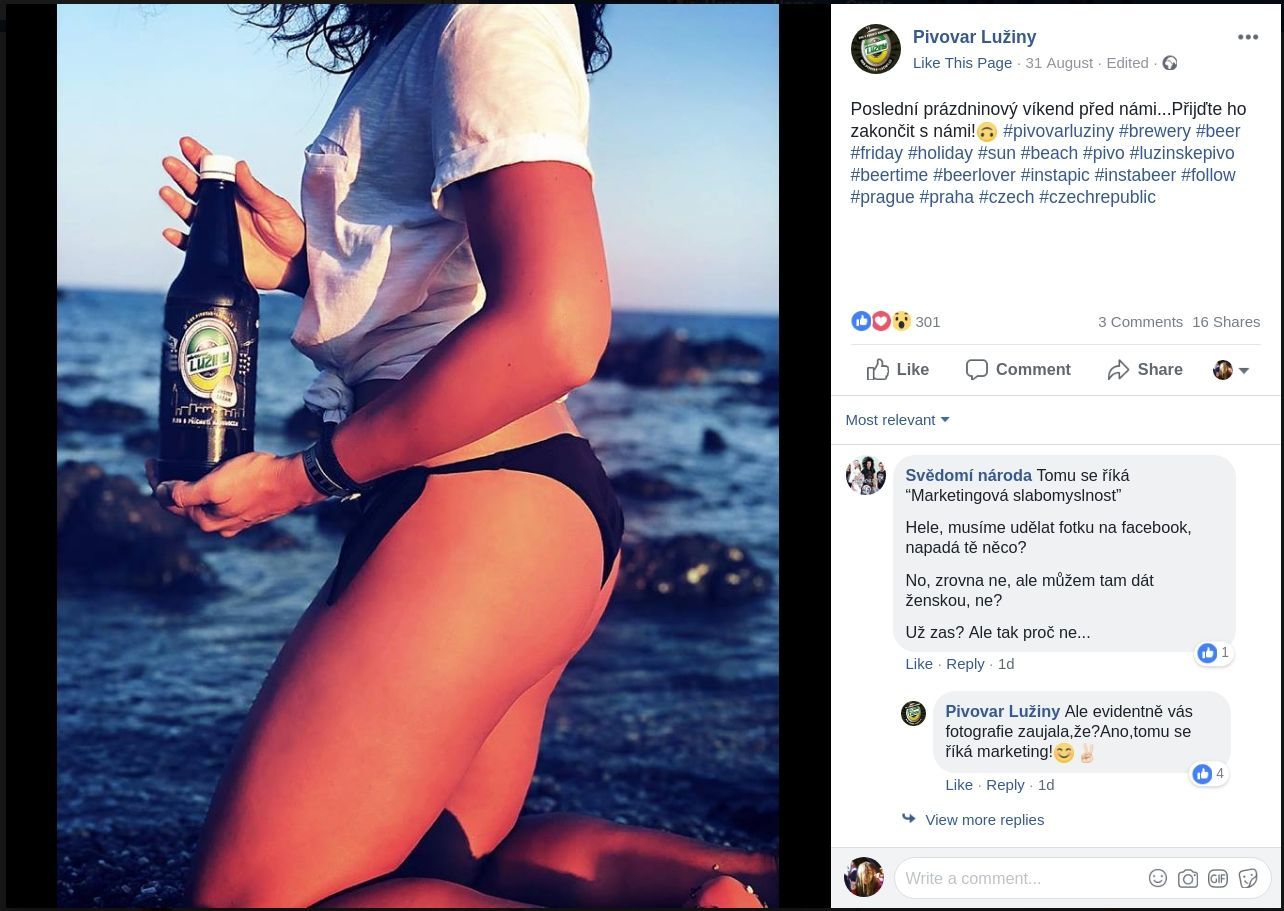 Sexistické prasátečko - nominace