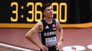 Jakob Ingebrigtsen v rozběhu na 1500 metrů na MS 2025 v Tokiu