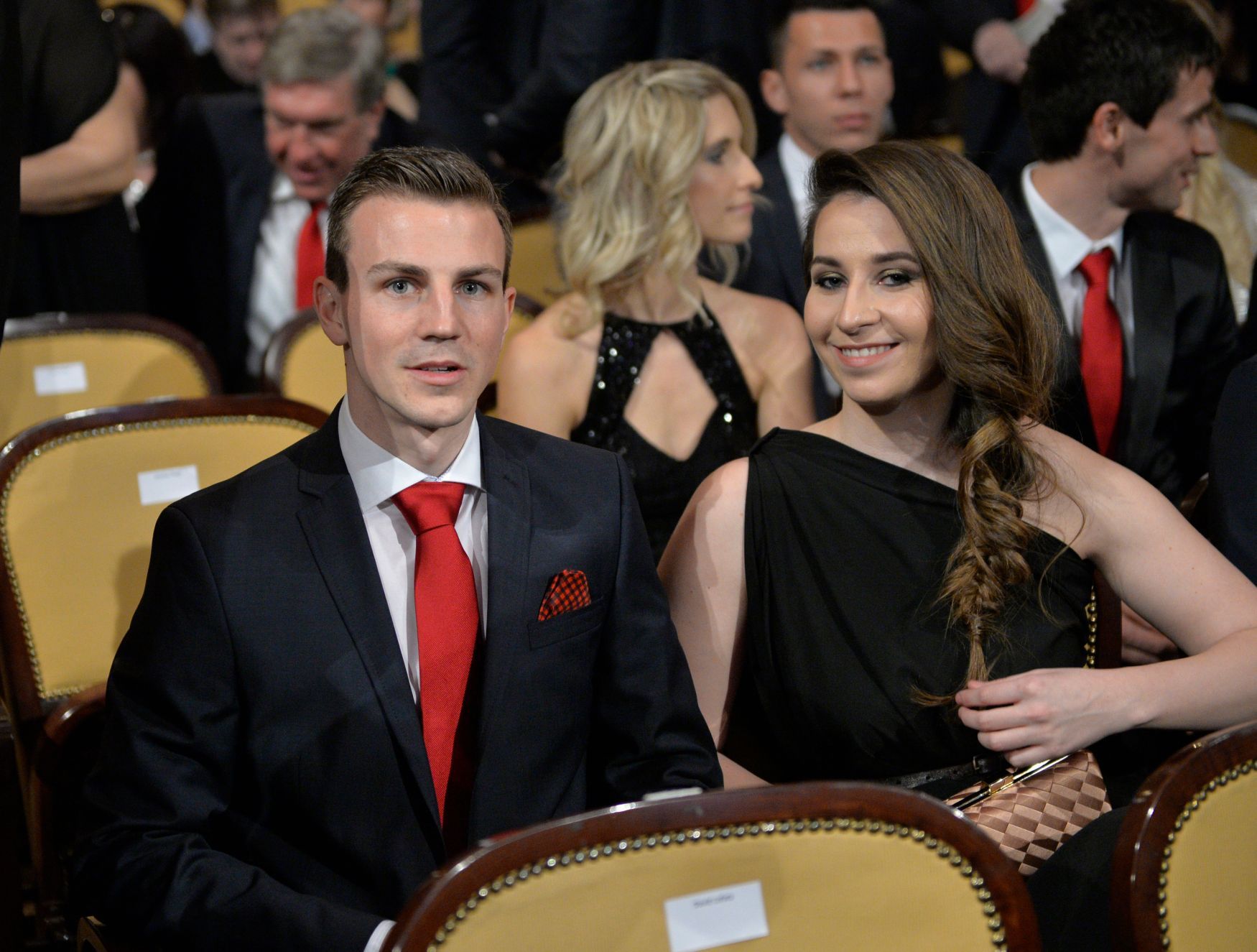 Fotbalista roku 2015: Vladimír Darida s přítelkyní