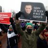 Příznivci Navalného protestují v Moskvě
