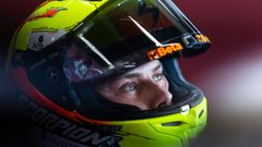 Filip Salač na motocyklu Moto2 v barvách ELF Marc VDS Racing Teamu během VC Maďarska 2025