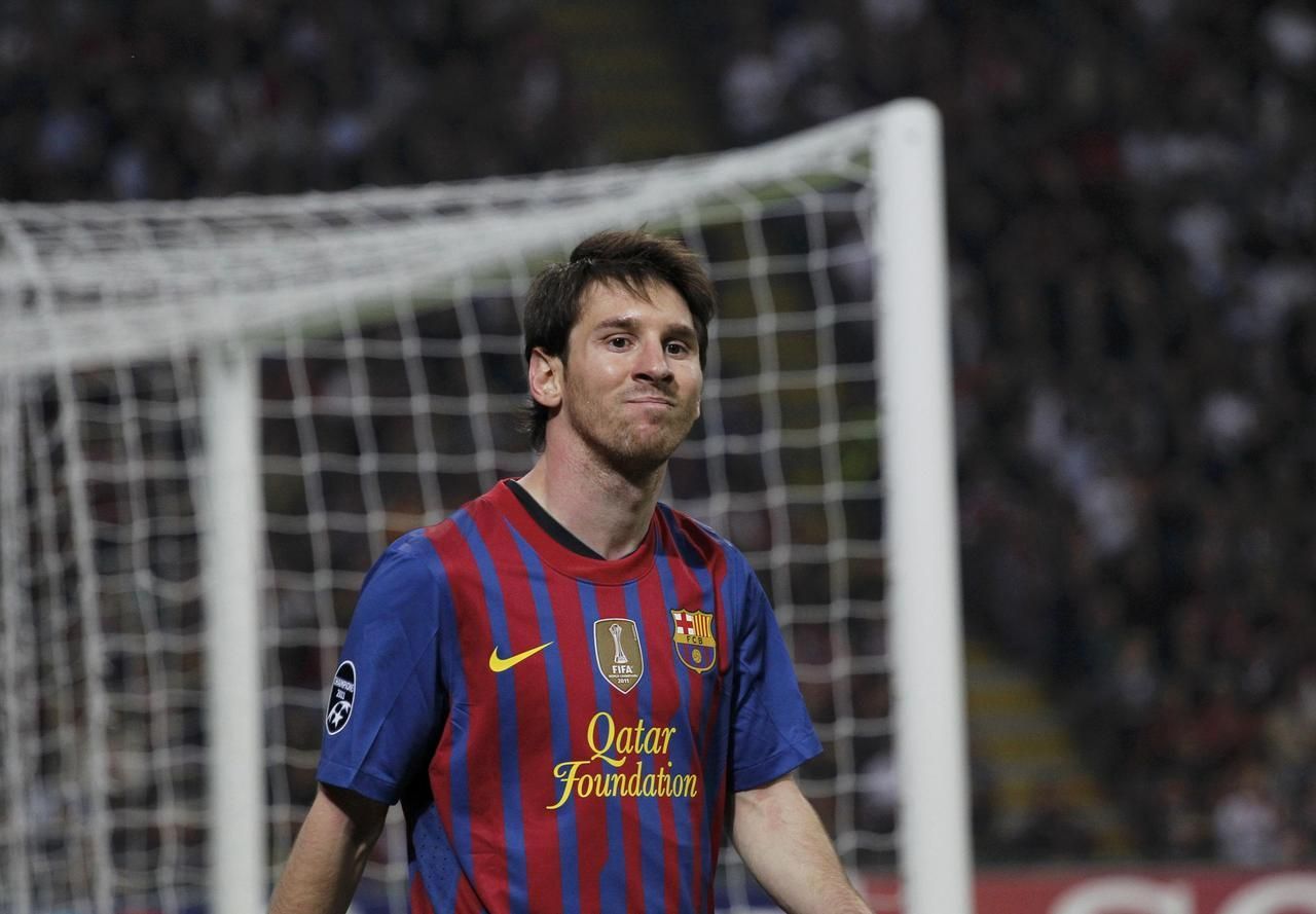 AC Milán - Barcelona (messi, emoce)