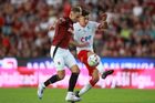 Pardubice - Sparta 0:1. Rrahmani poslal Pražany do vedení ještě před pauzou