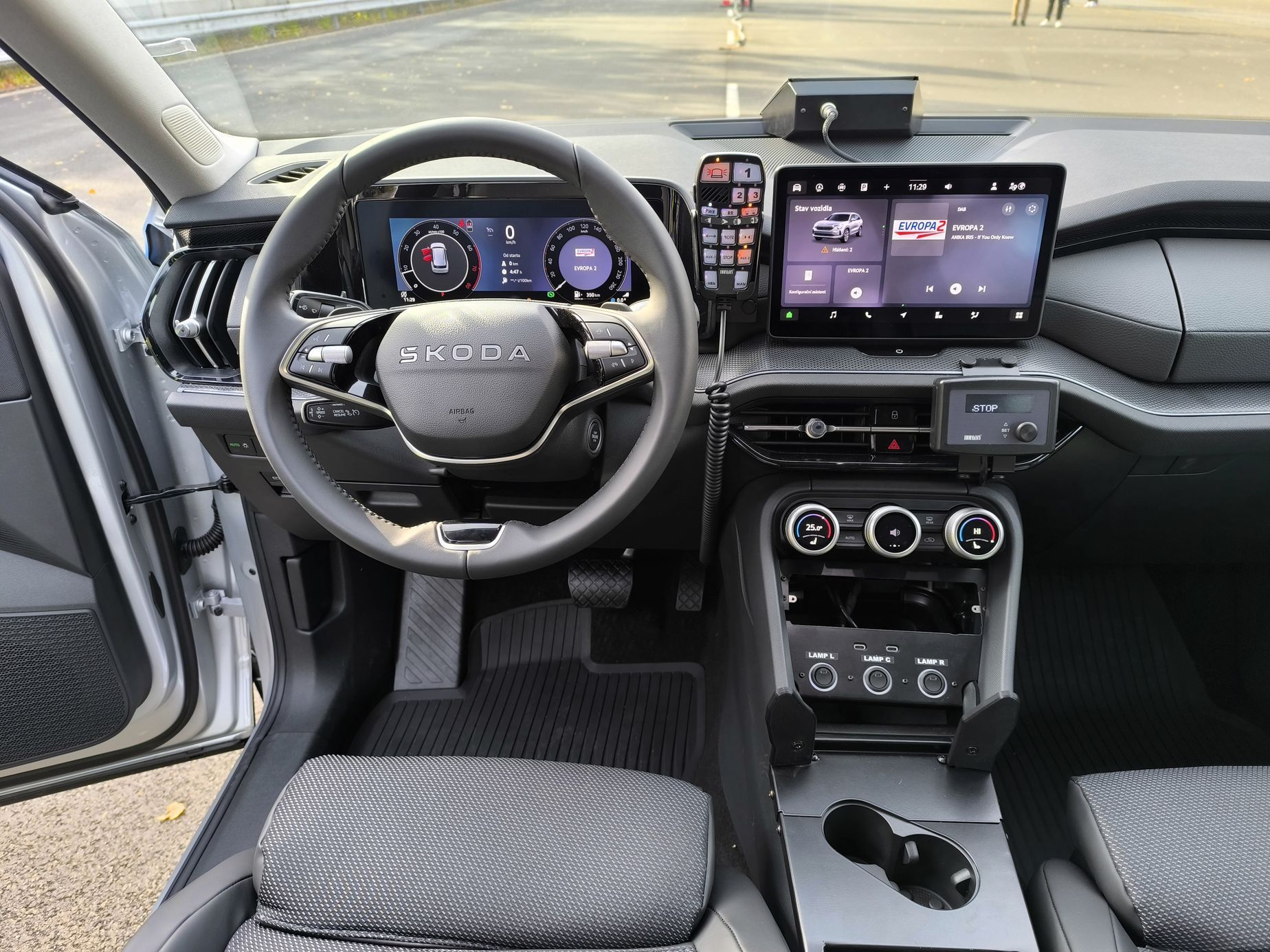 Policie Škoda Kodiaq  předávání nových vozů