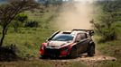 Thierry Neuville v Hyundai na trati Rallye Safari 2025