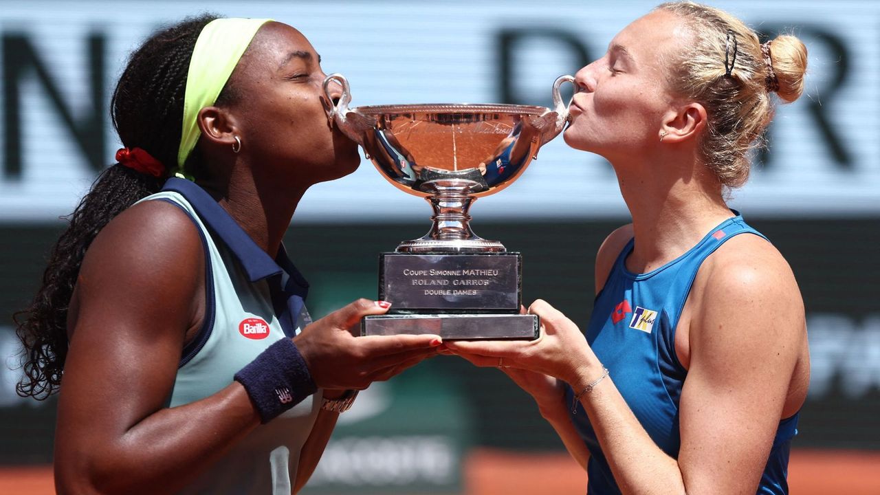 Siniaková vyhrála potřetí čtyřhru na Roland Garros, poprvé s Gauffovou