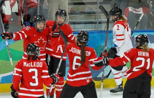 Ženský hokej: Kanada - Švýcarsko