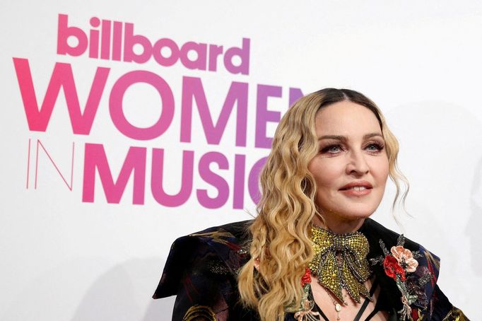 Madonna na galavečeru Billboard Women in Music v prosinci 2016.