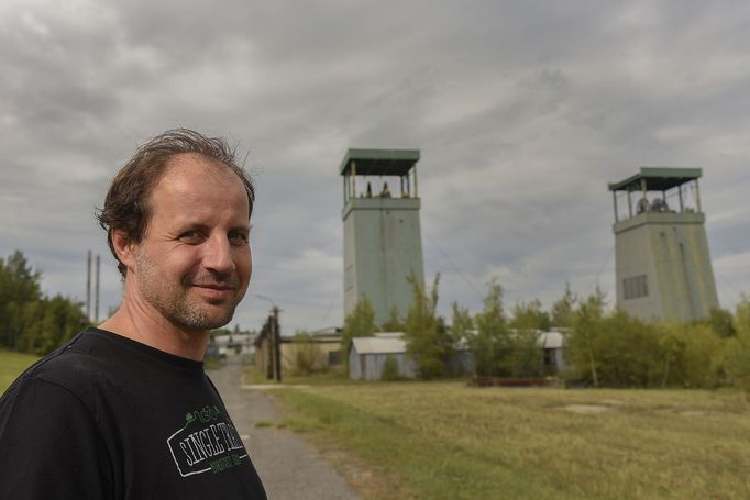 Trojanovice u Frenštátu pod Radhoštěm. Areál uhelného dolu Frenštát, který se bude likvidovat.