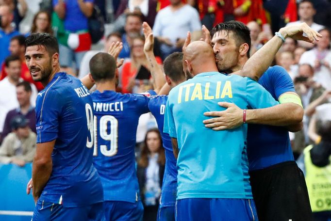 Euro 2016, Itálie-Španělsko: Italové slaví postup