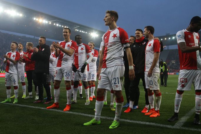 EPL, Slavia-Plzeň: radost Slavie