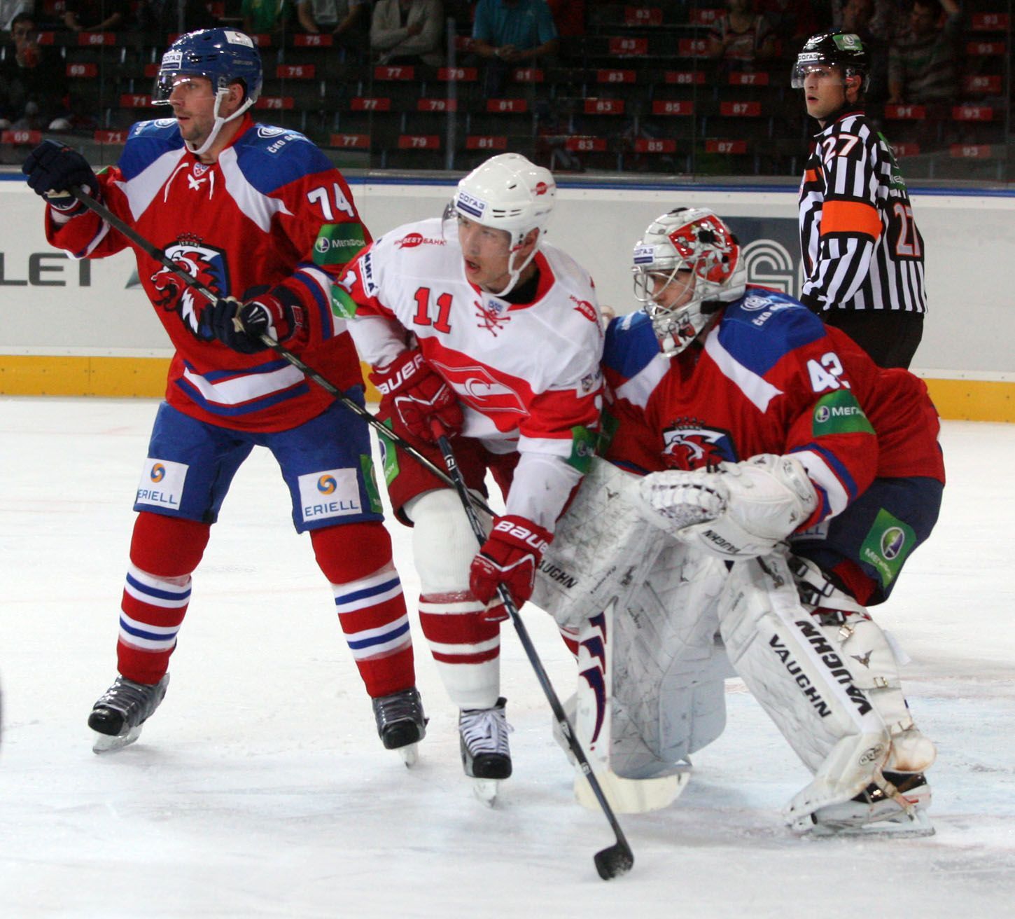 Pražský Lev poprvé prohrál, jeho skalp má Spartak Moskva