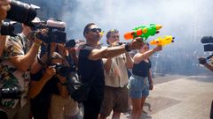 protesty Barcelona turismus