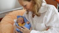 Lucie Talmanová se synem Nicolasem