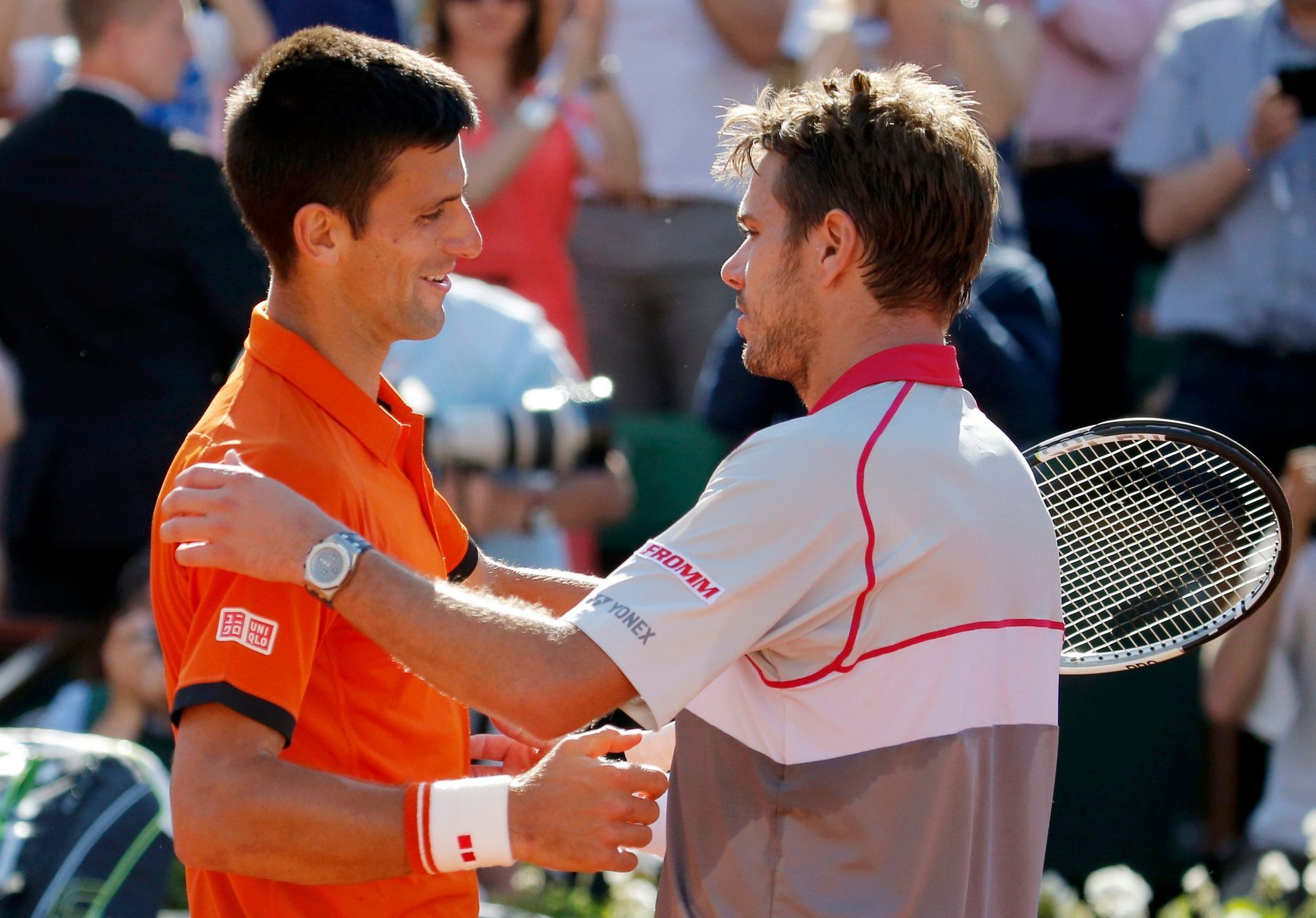 French Open 2015: Novak Djokovič a Stan Wawrinka po finále