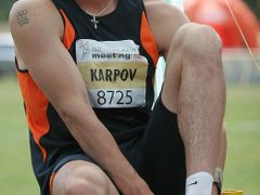 Kazach Dmitrij Karpov byl po celou dobu soutěže v naprosté pohodě.