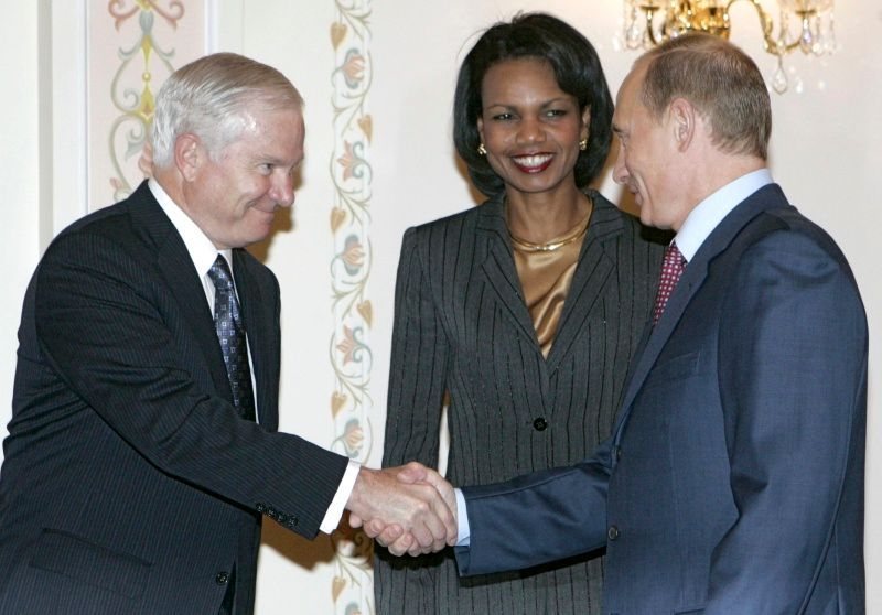 Gates, Rice, Putin