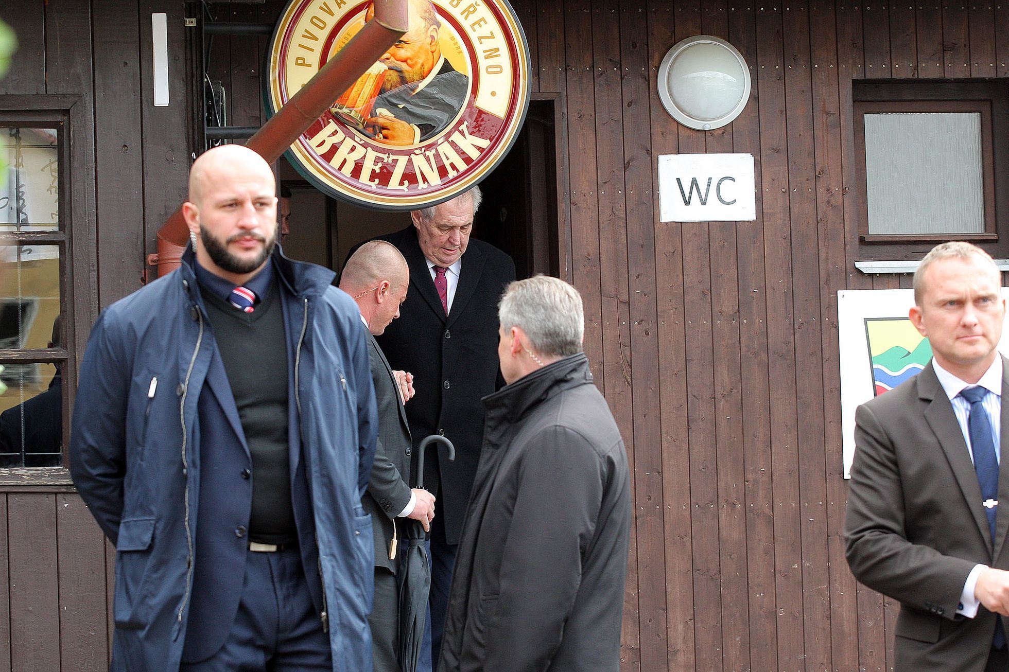 Prezident v obci Prysk