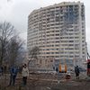 Černihiv, budovy, zničené, Ukrajina, Rusko