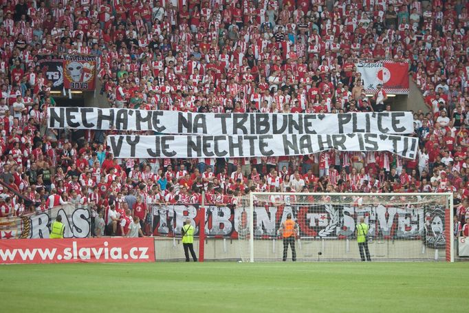 EL, Slavia-Levadia: fanoušci Slavie