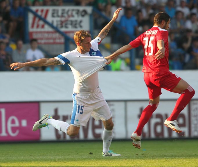 Fotbal, EL, Liberec - Skonto Riga: Radoslav Kováč (15)