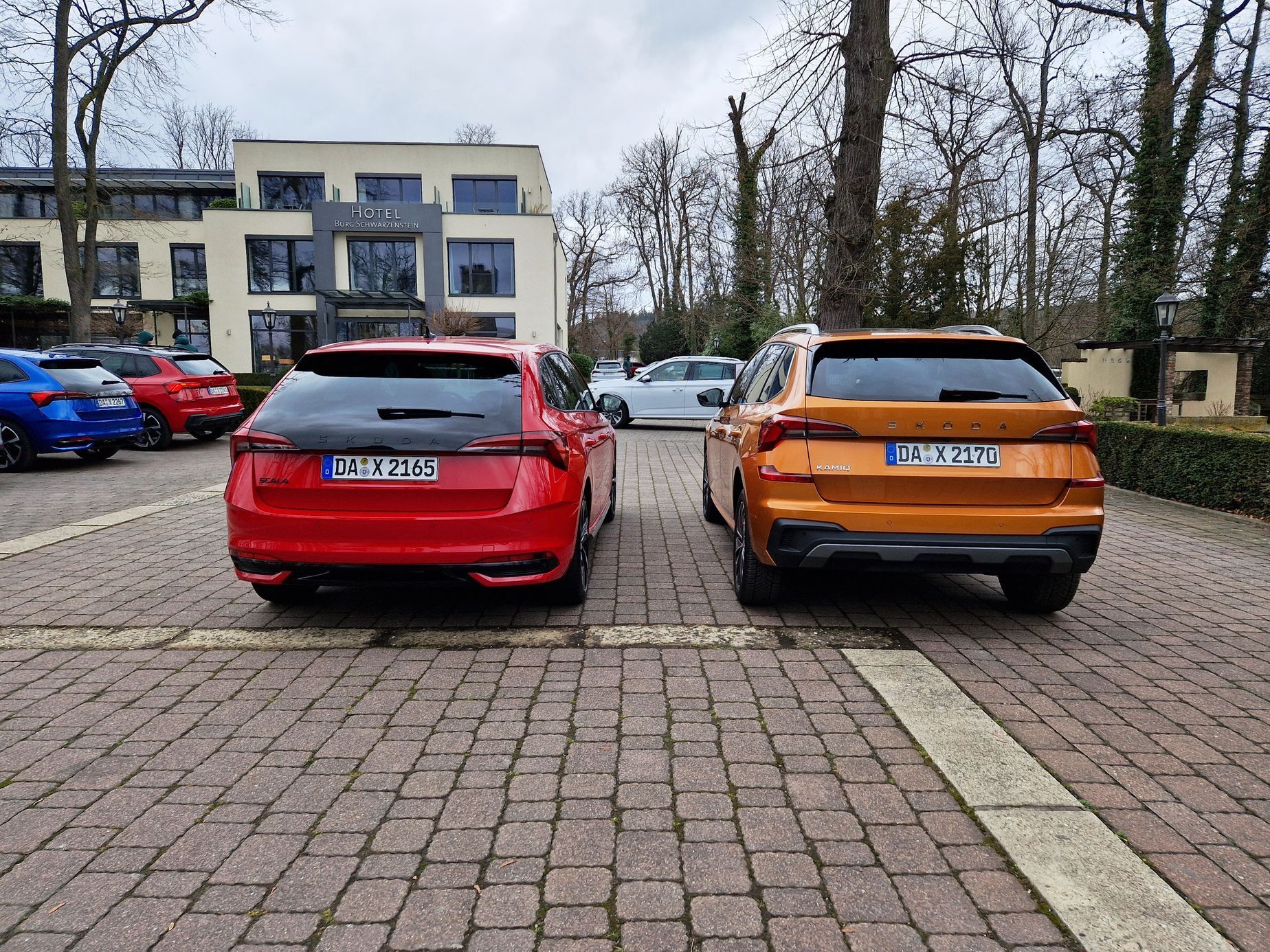 Škoda Scala a Kamiq jízdy Německo