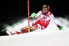 Hirscher vyhrál v noční generálce slalomu na MS o více než vteřinu