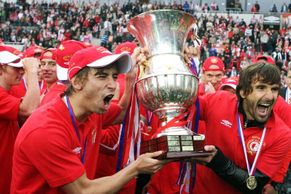 Obrazem: Slavia ovládla ligu. Tak slavila v Edenu další titul