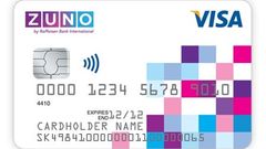 Zuno Bank platební karta