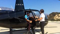 Uber chce nabízet i dopravu vrtulníkem.