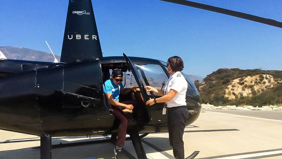 Uber chce nabízet i dopravu vrtulníkem.