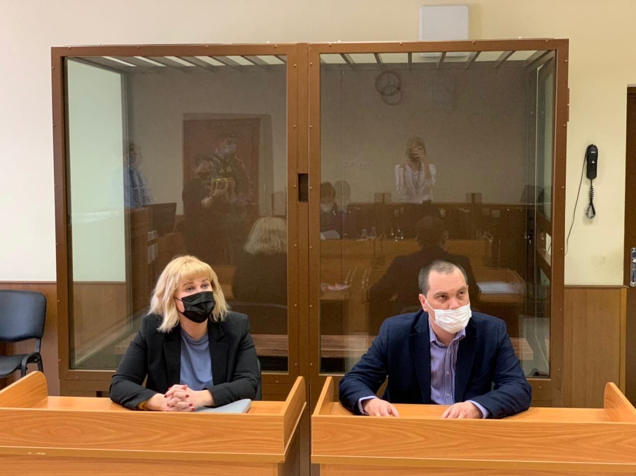 Právníci Alexeje Navalného u soudu.